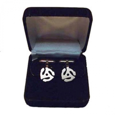 45 RPM Cuff Links -Sterling Silver - 