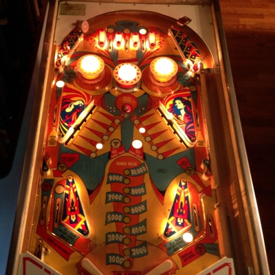 Gottlieb Out Of Sight Pinball Machine - Great 1974 Two Player Game