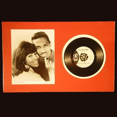 Ike and Tina Turner Promo Record And Photo - Matted - 