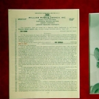 Sam Cooke Autographed Management Contract - 2 Pages - Matted